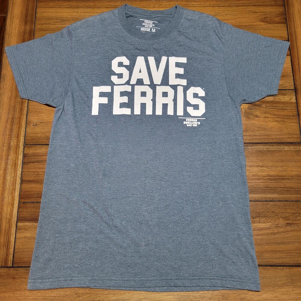 Ripple Junction X Ferris Bueller Unisex Tee "Save Ferris" - Size Medium
